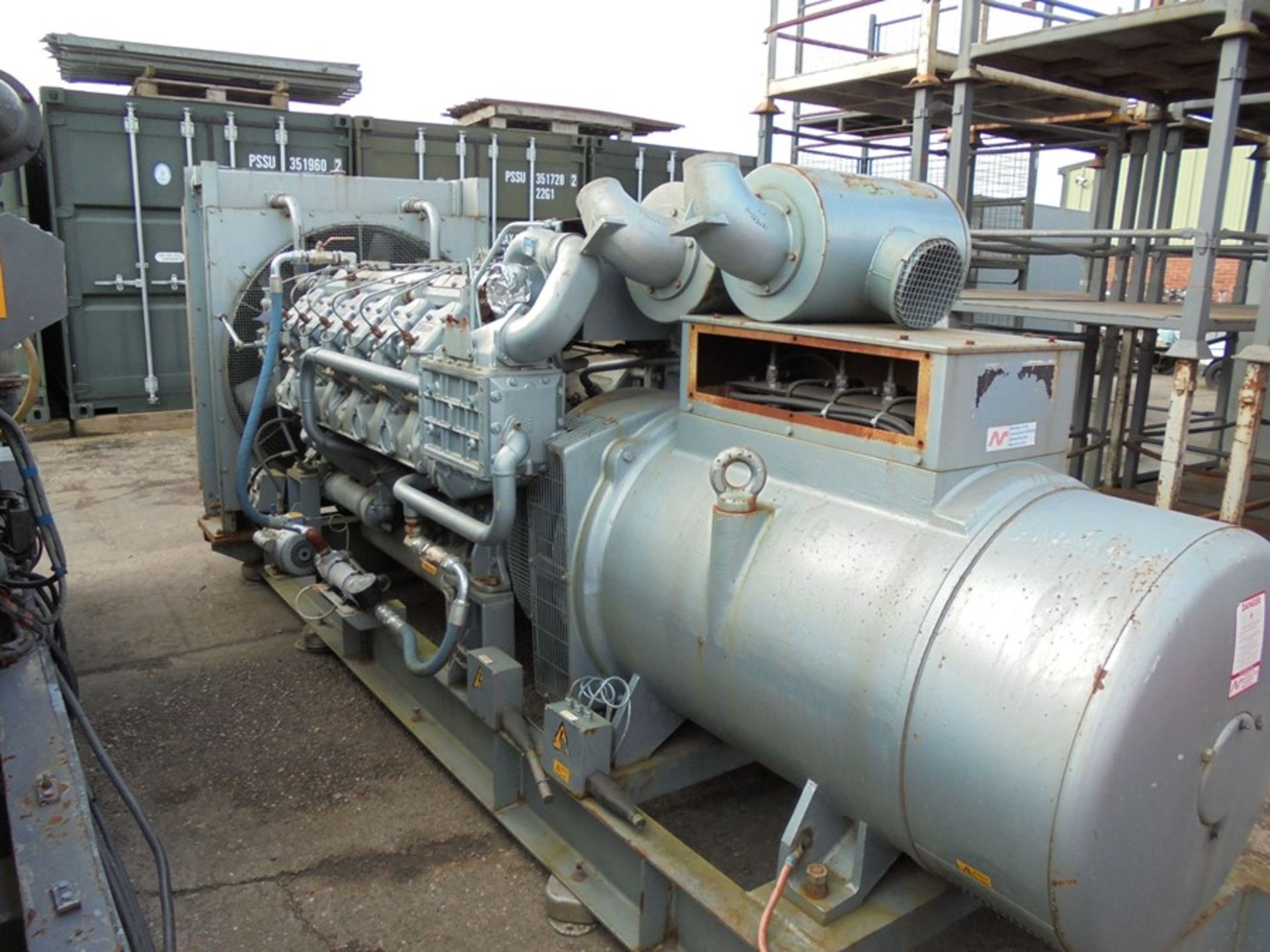 Dorman 12PTCR Generator Set 565kva, stand by hours only. (Boudain licence) - Image 3 of 4