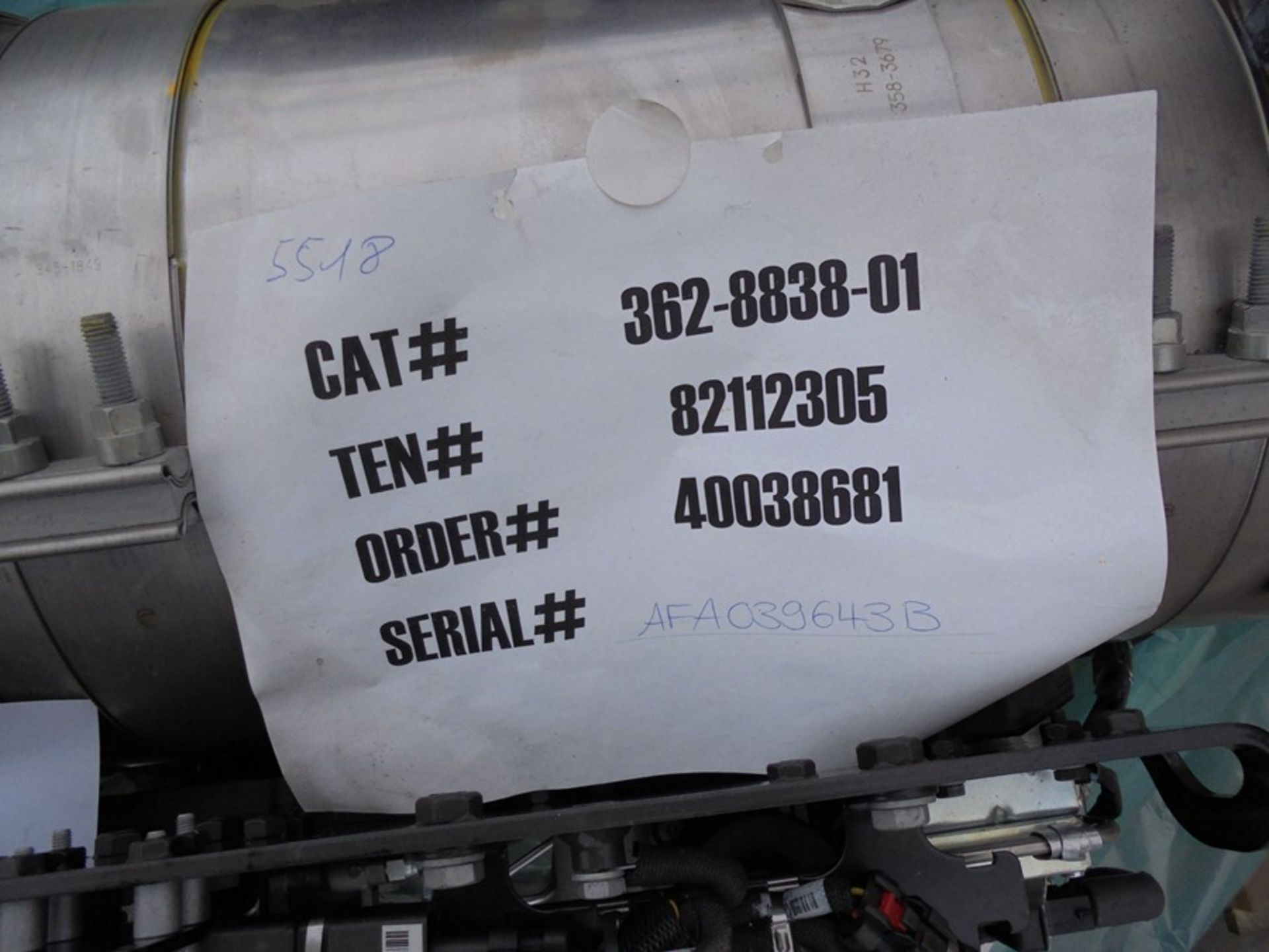 Caterpillar C7.1 exhaust system (DPF+Cat converter), p/n 362-8838. - Image 4 of 4