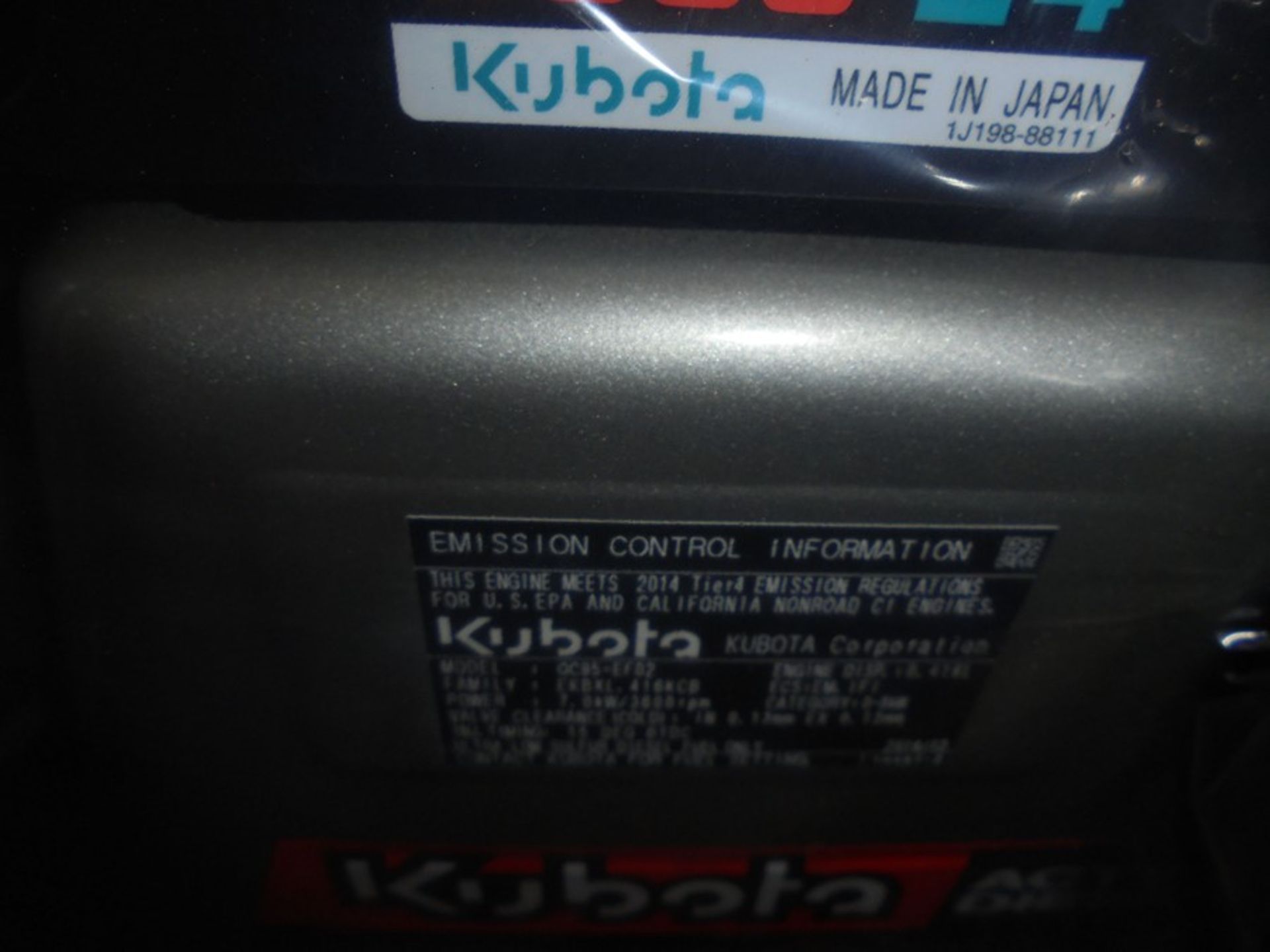New Kubota OC95 diesel engine, s/n 6EY0803. - Image 4 of 4