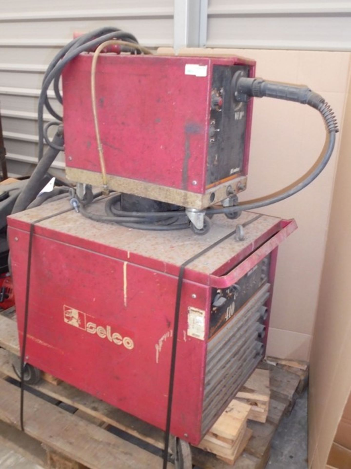 Seico 410 MIG welder with WF100 feeder, 3 phase.