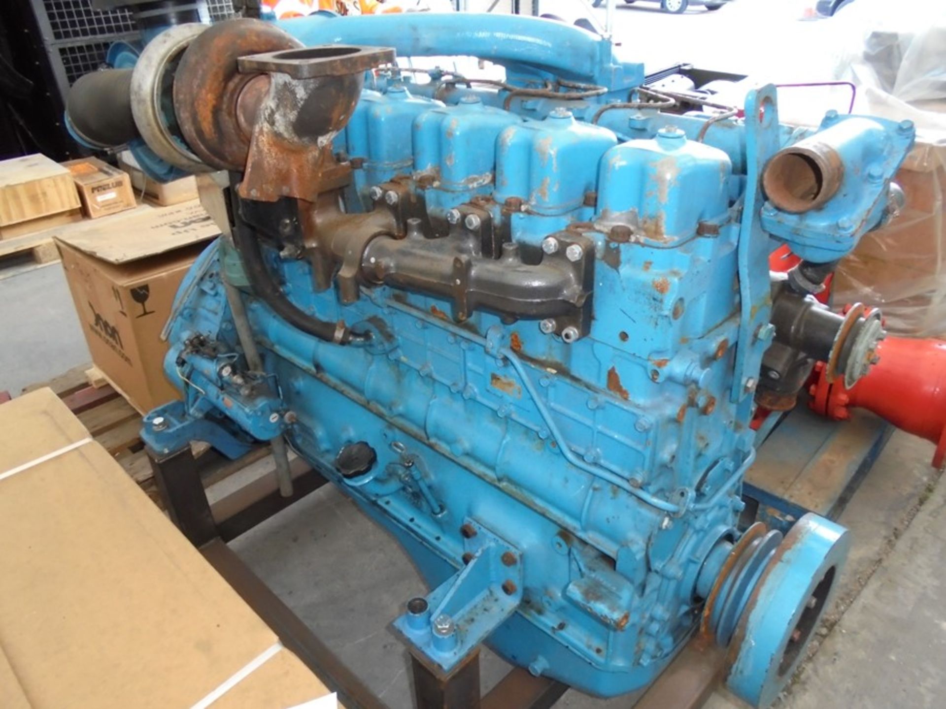 Used Mitsubishi marine engine, model type D21. - Image 2 of 5