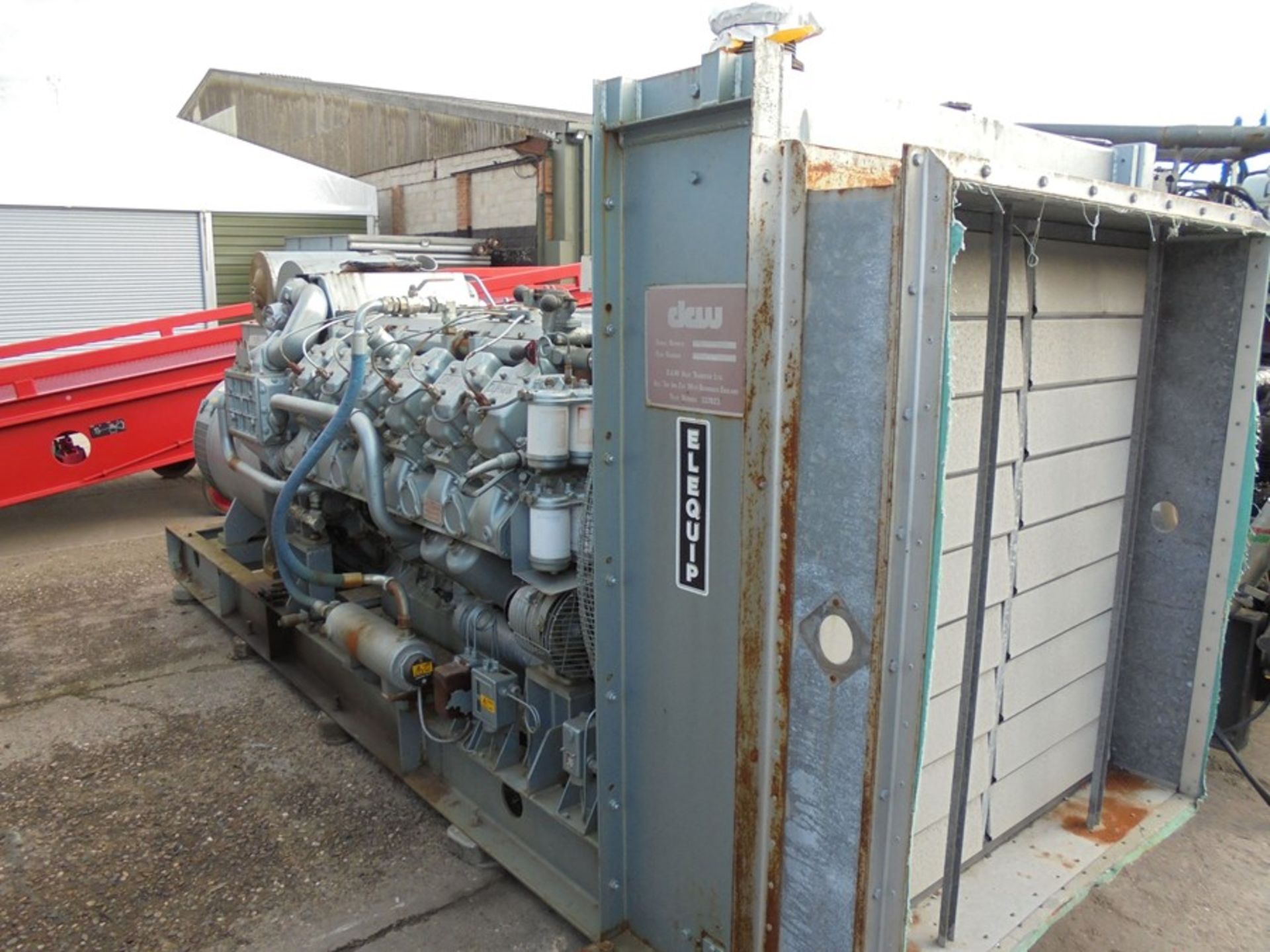 Dorman 12PTCR Generator Set 565kva, stand by hours only. (Boudain licence)