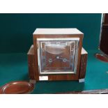 1930's art deco style Perival chiming mantle clock.