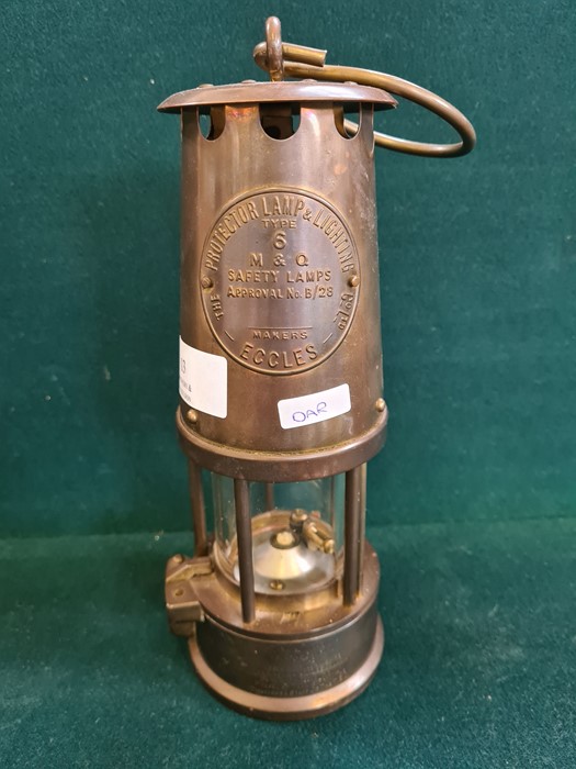 A Protector type 6 miners lamp.