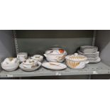 Quantity of Royal Worcester tablewares to include plates, covered vegetable dishes, jugs, etc.