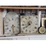 Jacksons of Firsk longcase clock dial and 30 hour movement, mantle clock face and movement,