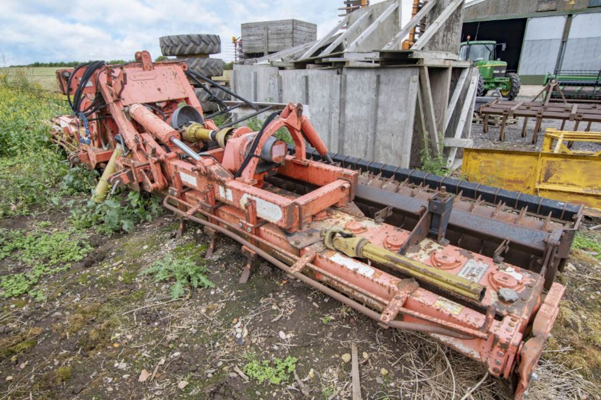 Maschio 6m folding power harrow.