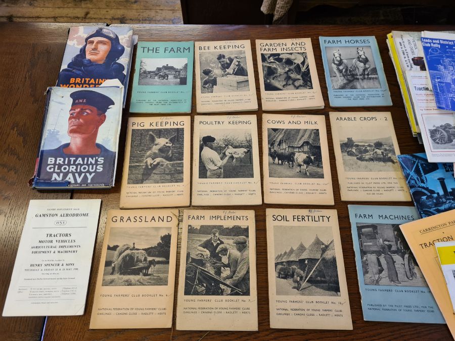 Box lot of assorted farming, trucking and driving pamphlets and ephemera together with various - Image 6 of 8