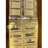 10 tea card sets, various subjects to include speed, dogs, footballers, modern naval craft,