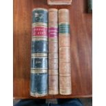 3 leather bound volumes Goldsmiths Works, Sunday at Home 1881 and Cassells Universal History