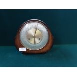 1950's Smiths oak cased chiming mantle clock.