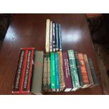 Shelf lot of assorted books to include Double Day edition, volume 1 & 2 Kipling Jungle Books,