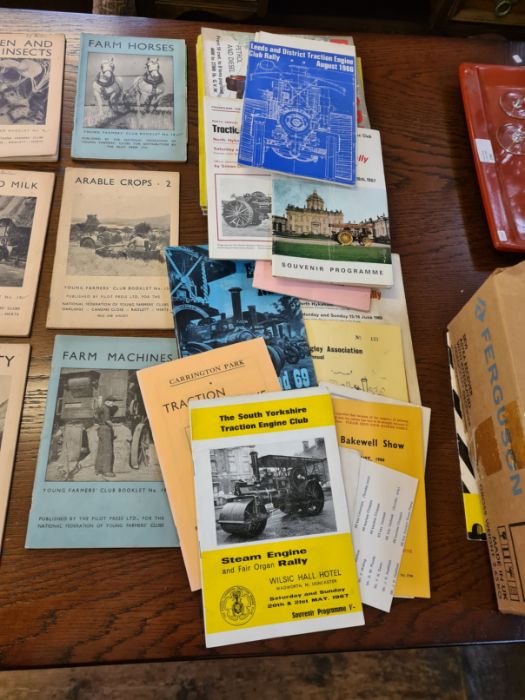 Box lot of assorted farming, trucking and driving pamphlets and ephemera together with various - Image 7 of 8