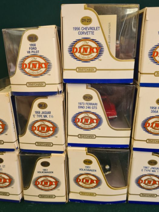 14 x Matchbox TNE Dinky collection boxed die cast cars. All mint. - Image 6 of 6