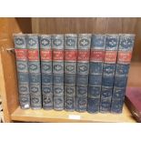 9 x volumes Cassells History of England, new and revised edition and 1 volume Hammerton, The War