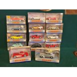 14 x Matchbox TNE Dinky collection boxed die cast cars. All mint.