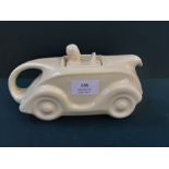 Vintage Sadler racing car teapot.