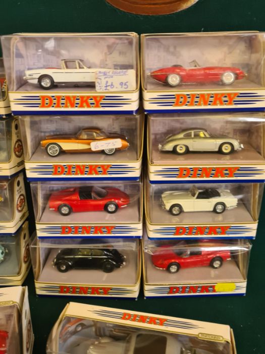 14 x Matchbox TNE Dinky collection boxed die cast cars. All mint. - Image 2 of 6