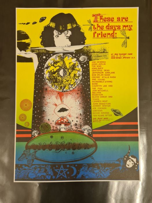 7 x Nigel Mentzels Spirits of the Sixties posters - Sgt Pepper Lonely Hearts Club Psychedelic - Image 8 of 8