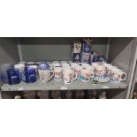 Collection of 33 Tetley tea mugs, jugs and gift sets.