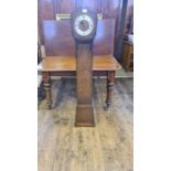 1930's oak cased Enfield Clock Company chiming Grandmother clock.