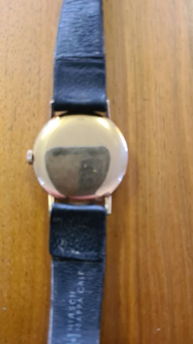 A Romer 9ct gold gentleman's wrist watch, Arabic numeral dial and subsidiary second hand in - Image 2 of 4