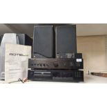 Rotel RA-930BX stereo integrated amplifier, Rotel stereo compact disc player RCD-930AX together with