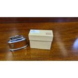 Ronson Senator table lighter with original box and accessories.