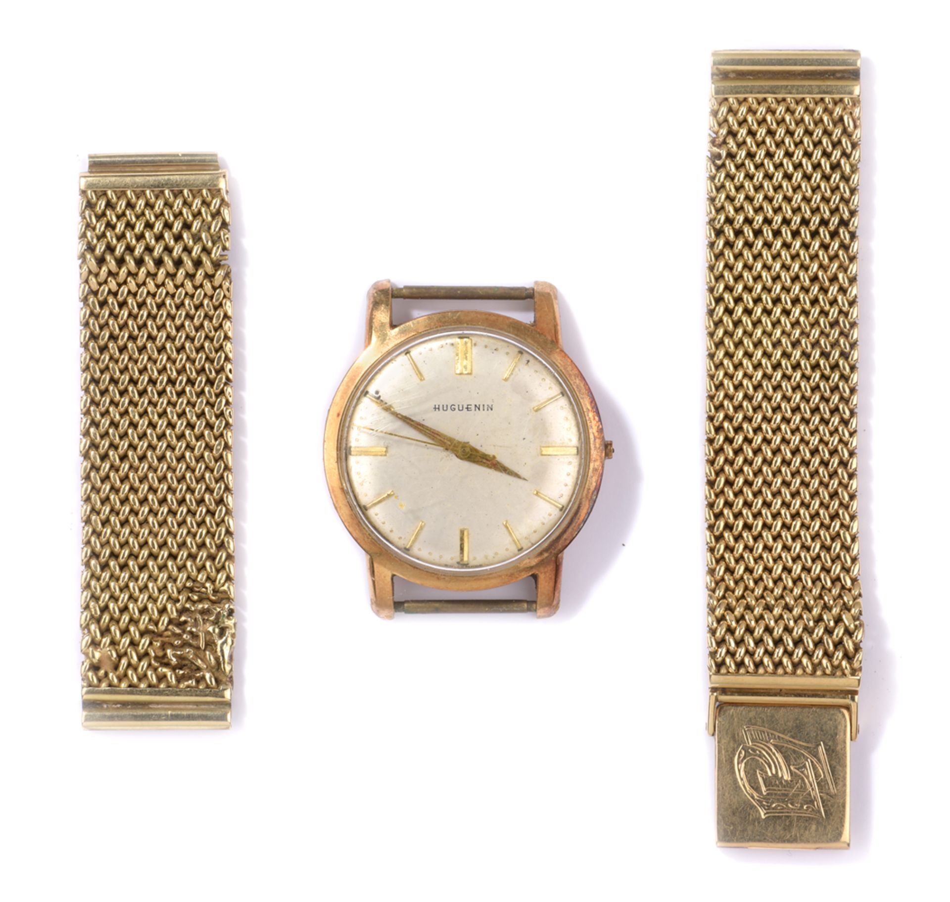 Armbanduhr von Huguenin und Armband