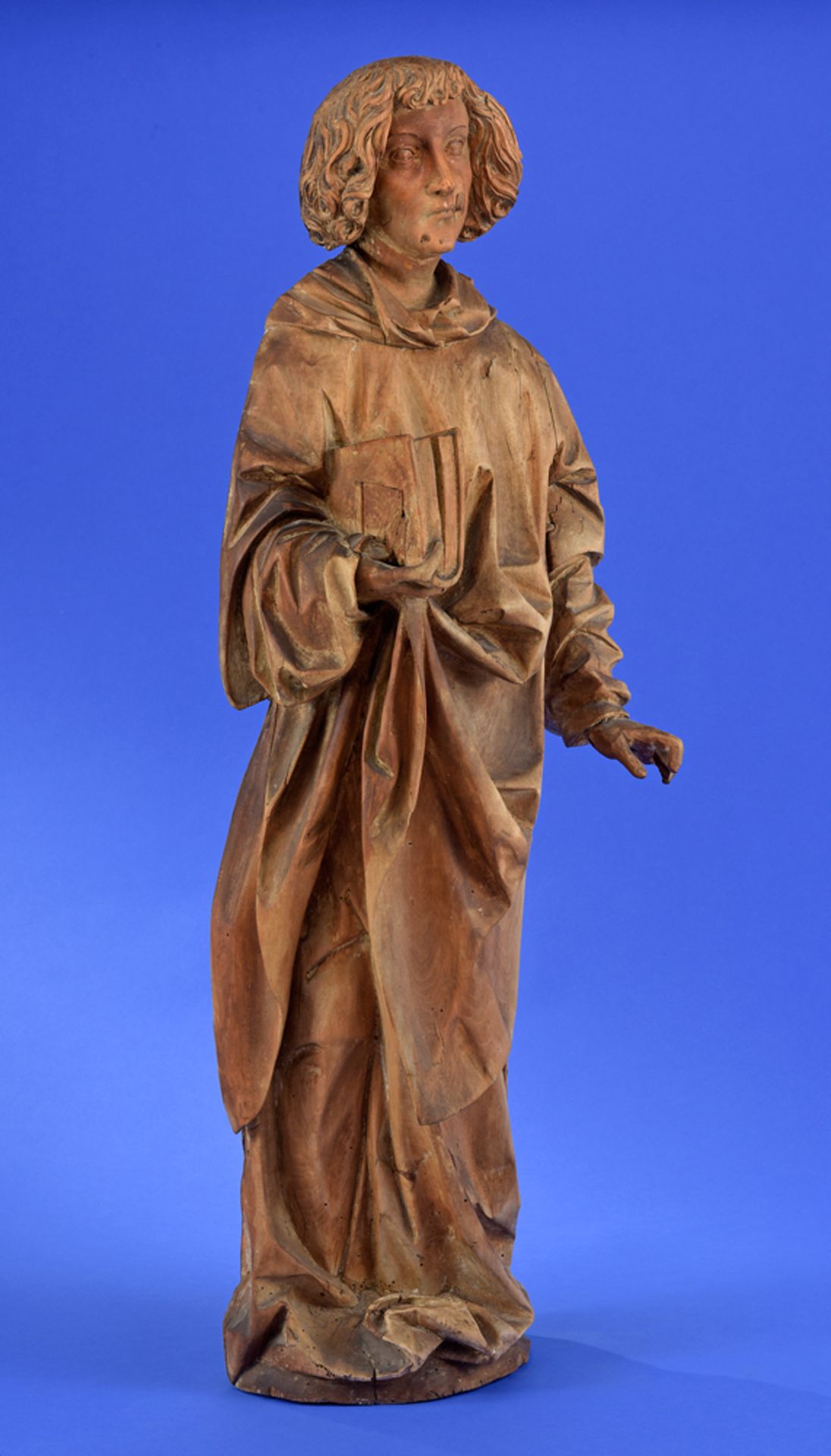 Evangelist Johannes Umkreis oder Werkstatt Tilmann Riemenschneider 1460 - 1531 Um 1500 - Image 2 of 4