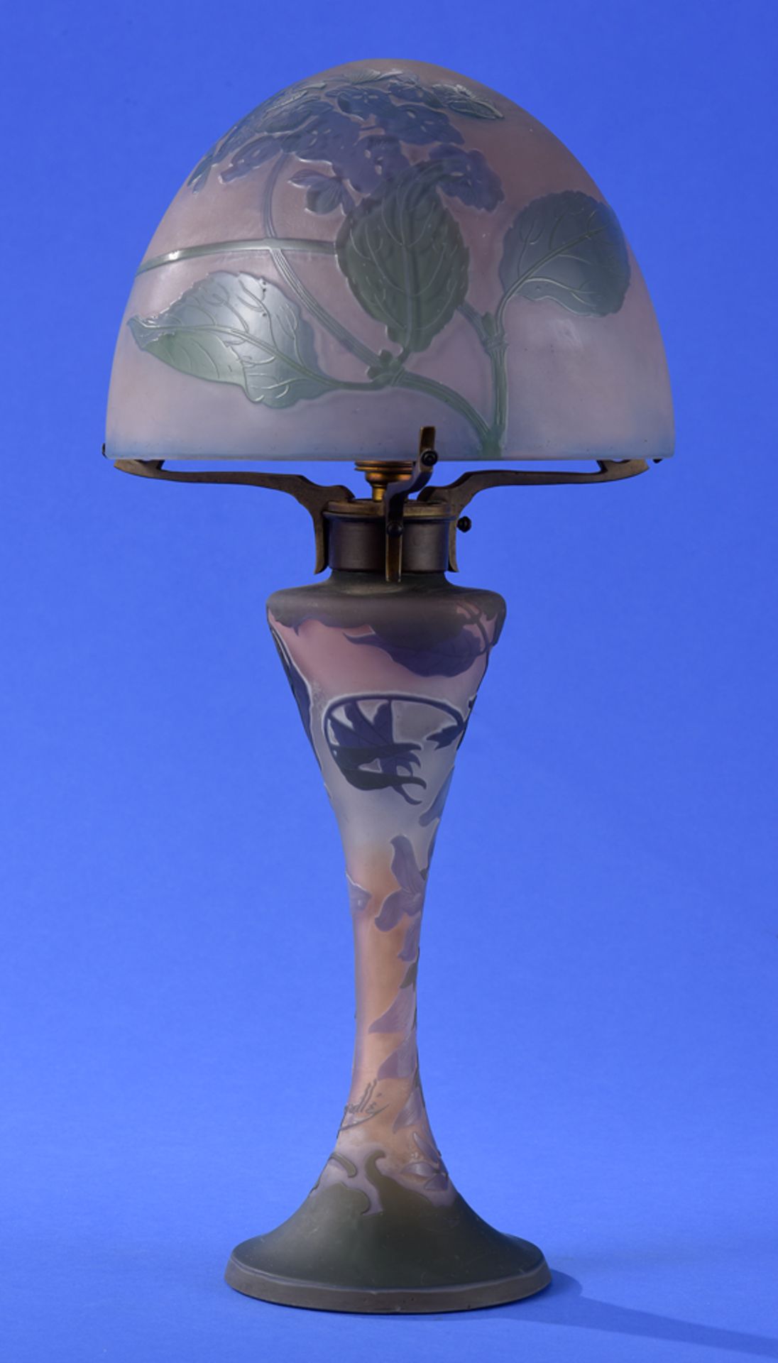Tischlampe von Emile Gallé, Nancy Um 1900