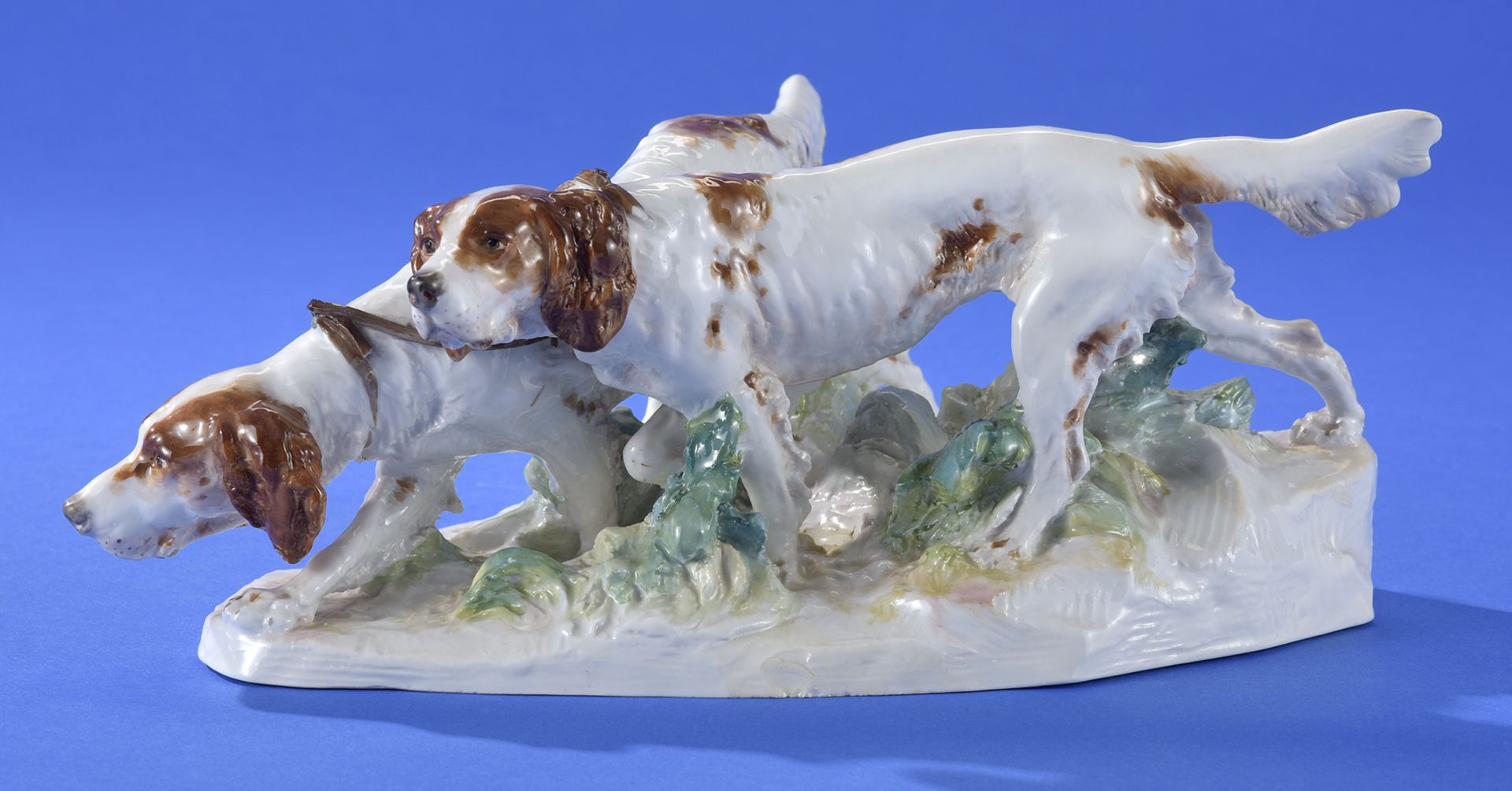 Jagdhundegruppe Meissen um 1900