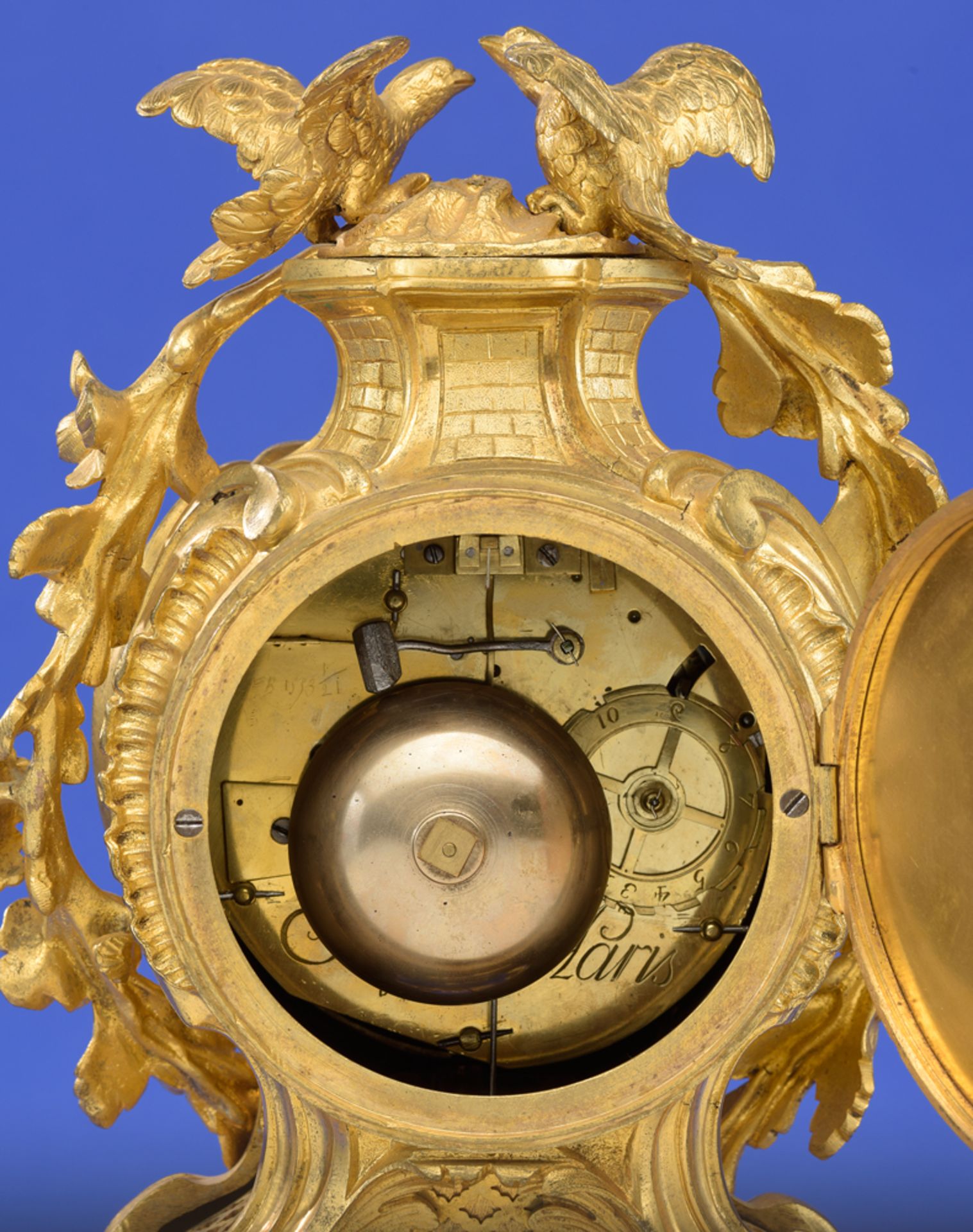 Pendule von Jean-Jacques Fiéffé Paris, Mitte 18. Jhdt. - Image 3 of 3