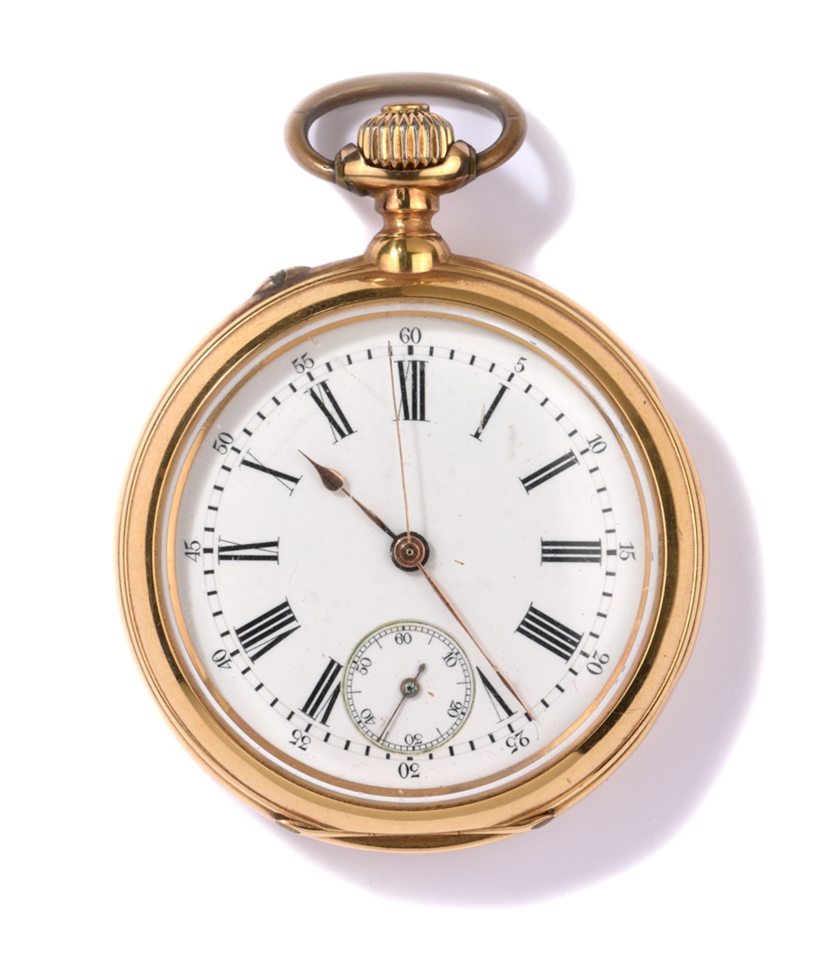 Taschenuhr mit Stoppfunktion Um 1892