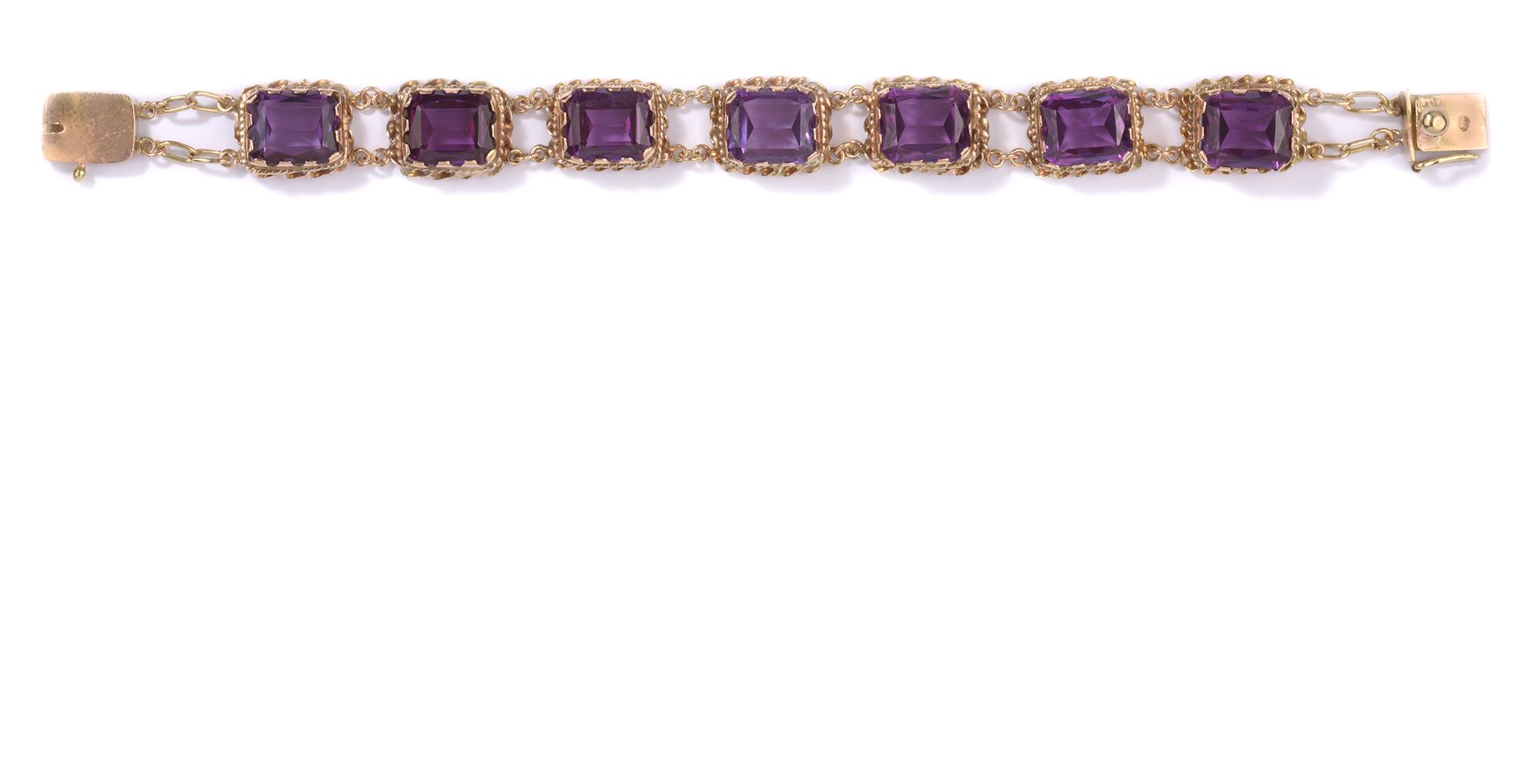 Armband mit Amethysten