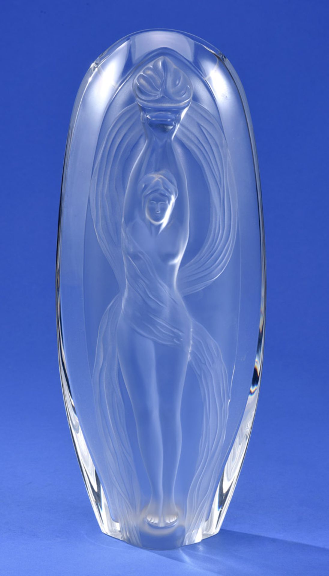 Glasvase von Lalique