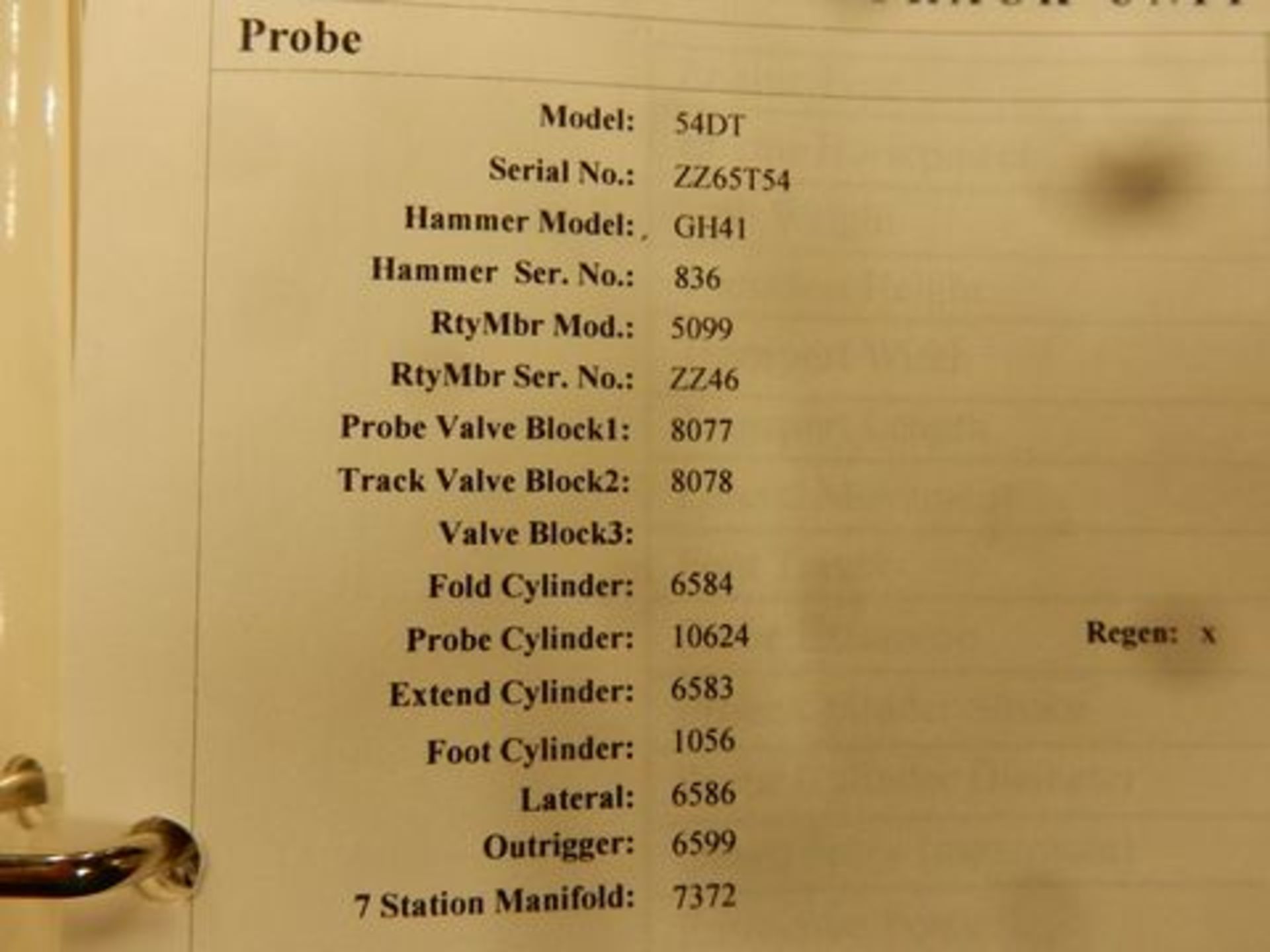 2000 GEOPROBE SYSTEMS TRACK RIG - Image 5 of 5