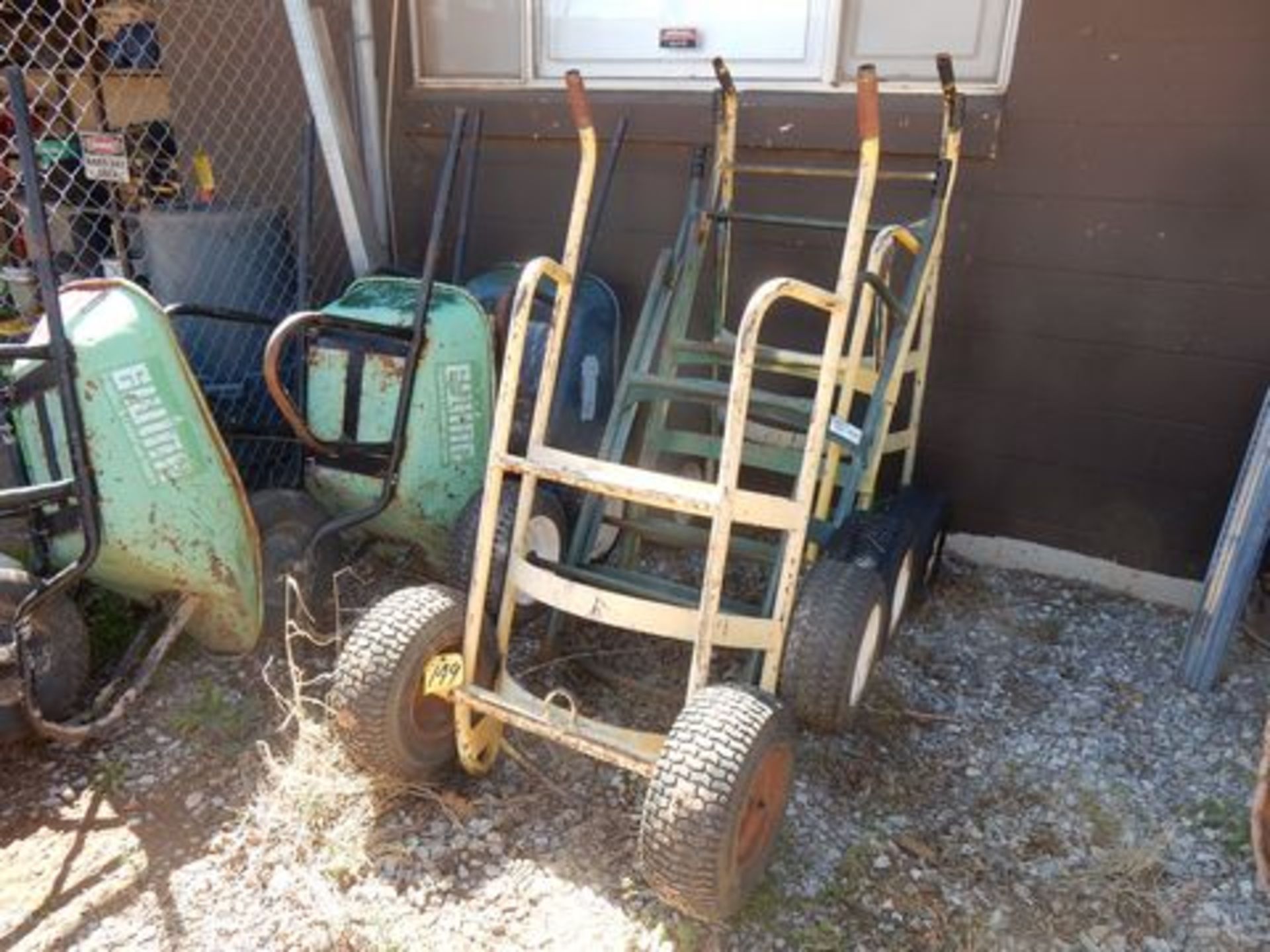 LOT (4) LANDSCAPE HAND TRUCKS