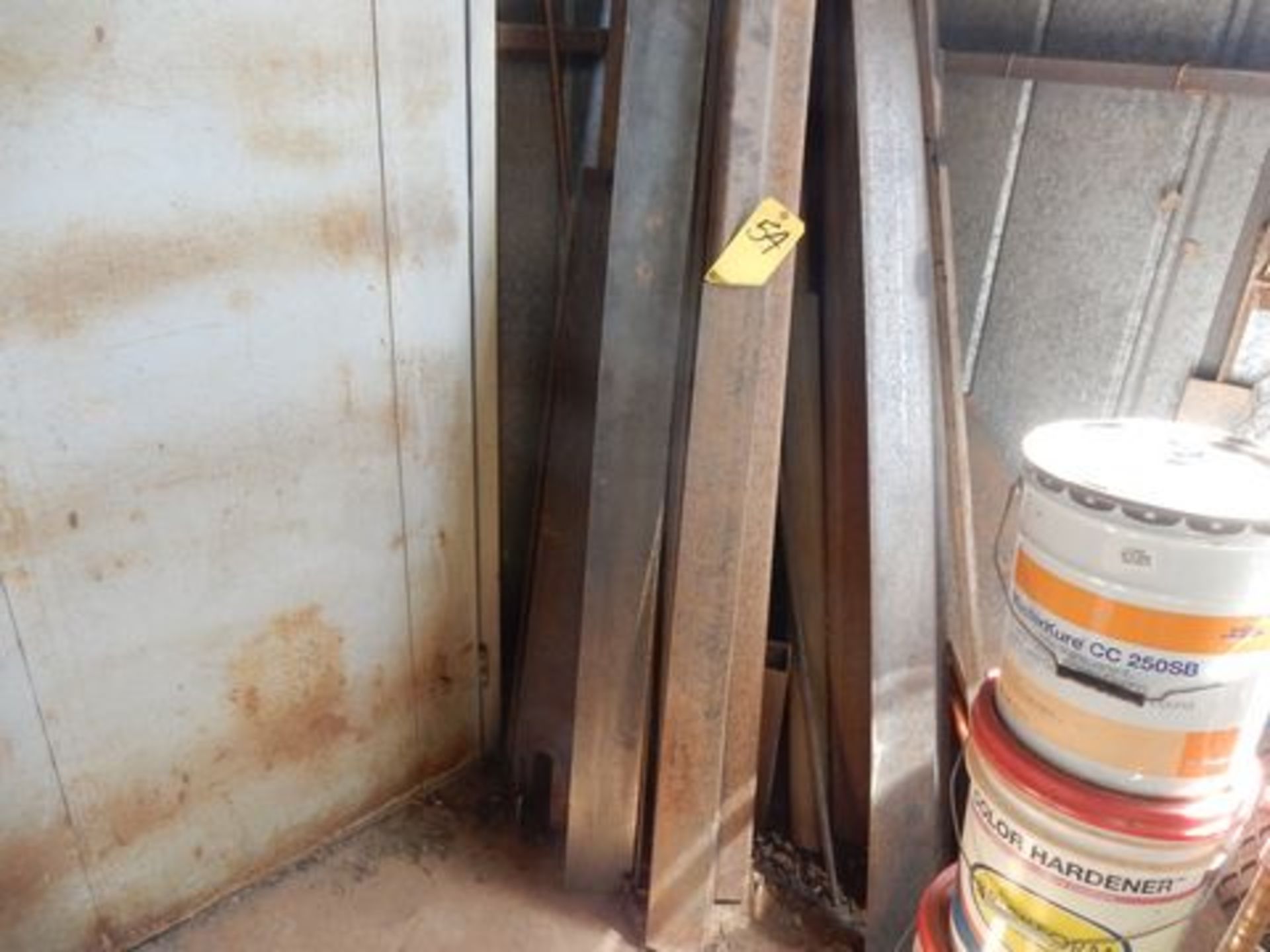 LOT ITEMS IN CORNER TO INCLUDE: MISC. STEEL TUBING, FLAT BAR, ETC. - Image 2 of 2