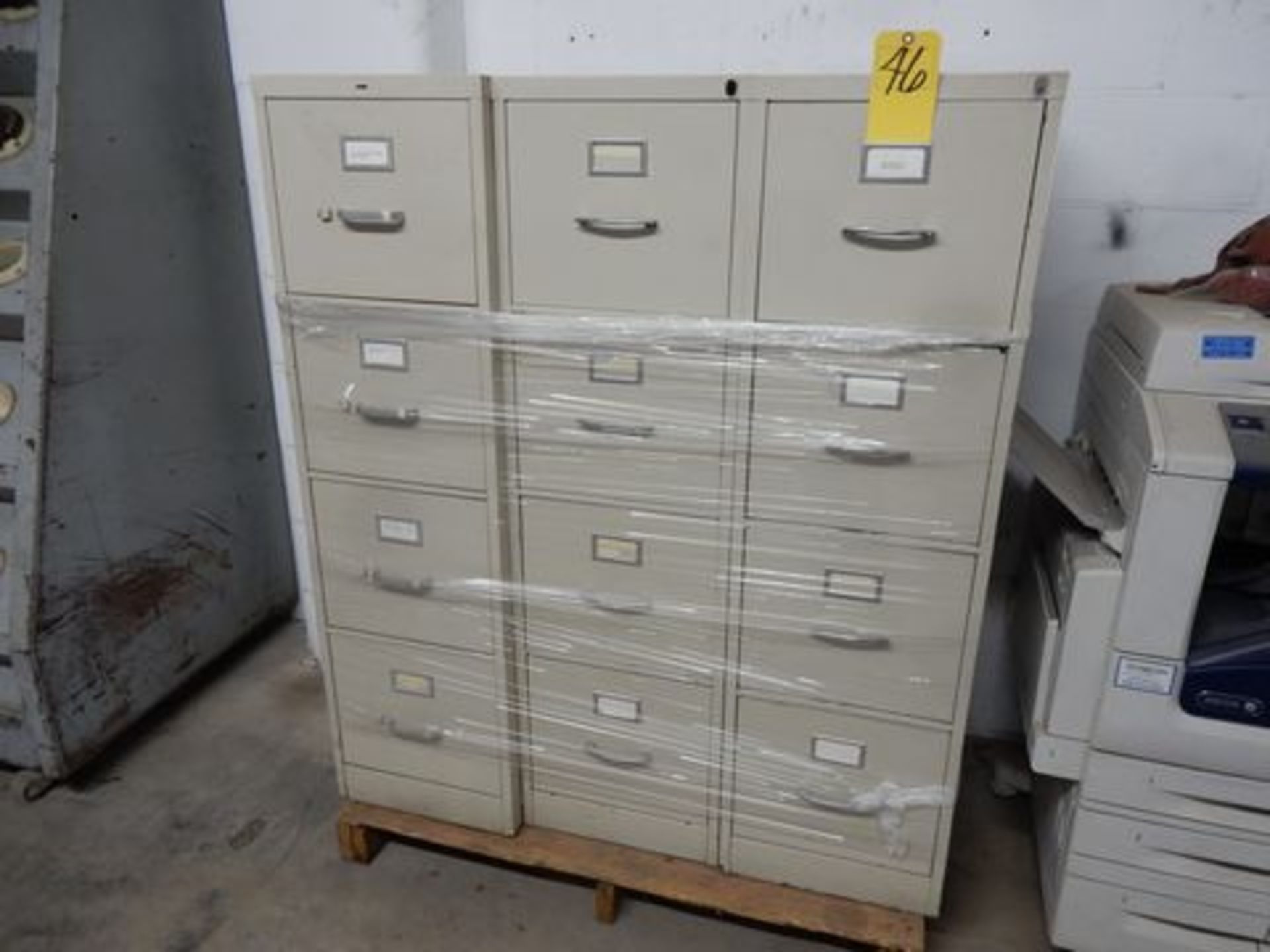 LOT (3) 4-DRAWER VERT. FILES