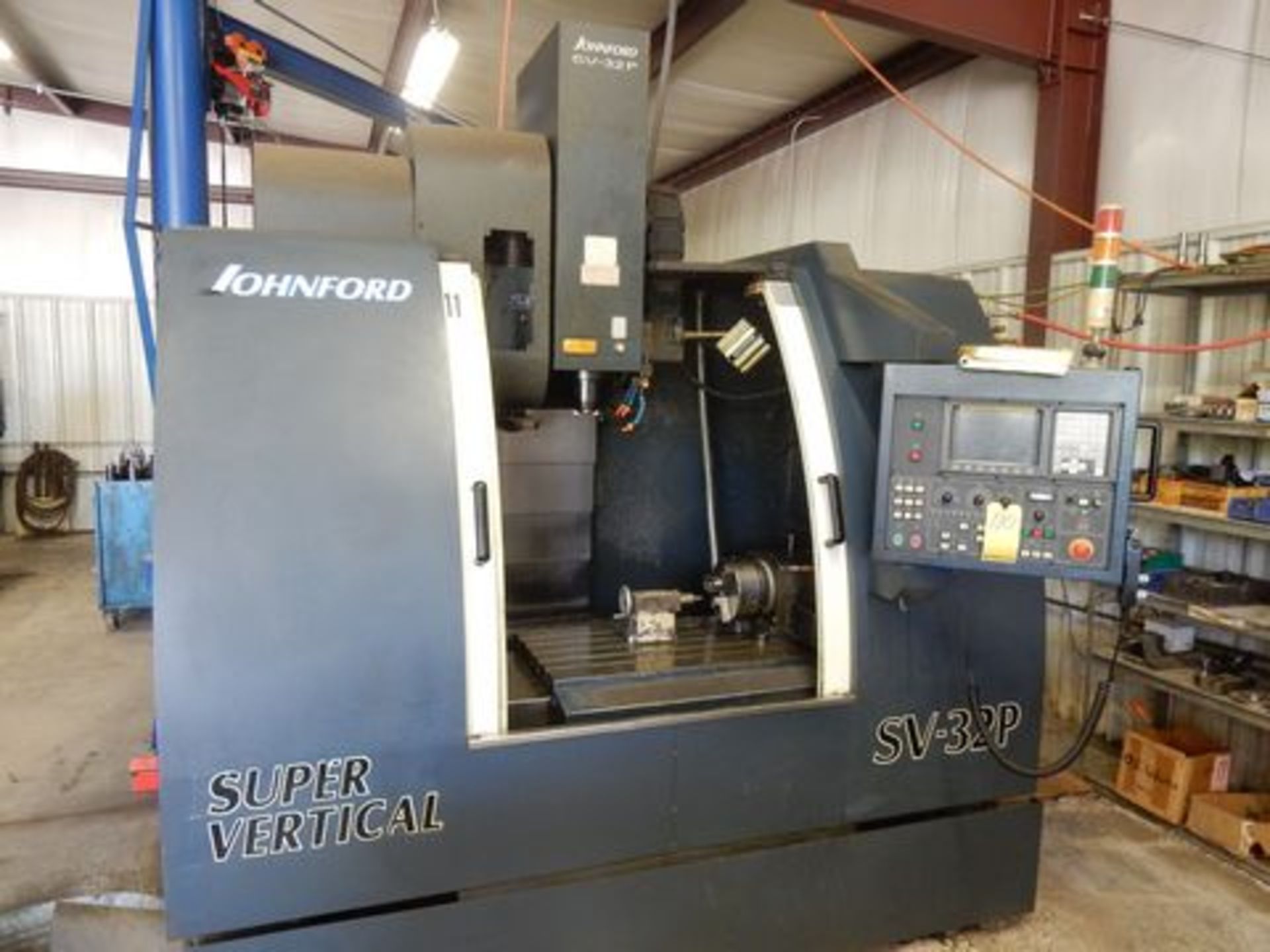 2004 JOHNFORD CNC VERT. MACHINING CENTER, M# SV-32P, S/N MLA4474