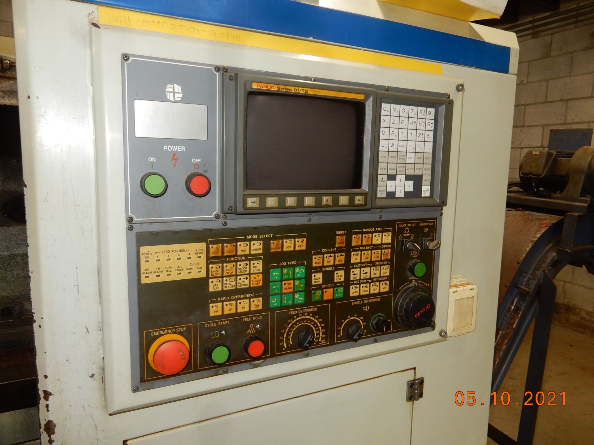 2005 HWACHEON CNC TURNING CENTER, M# HI-TECH 200BI, S/N M015353E1F-0 - Image 6 of 7