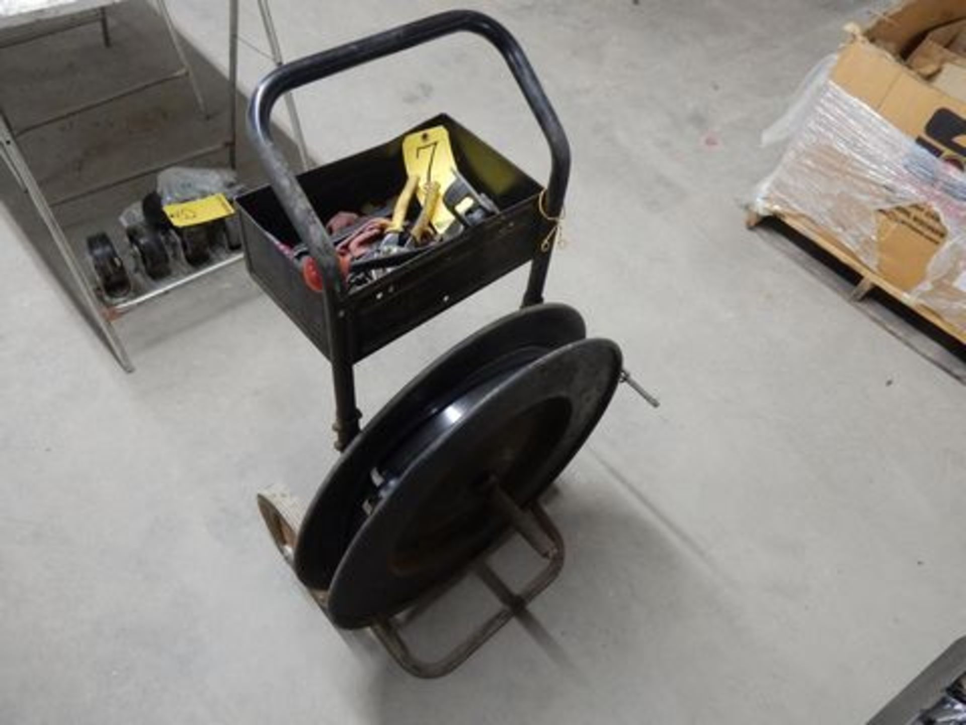 BANDING/STRAPPING CART W/STEEL BANDING