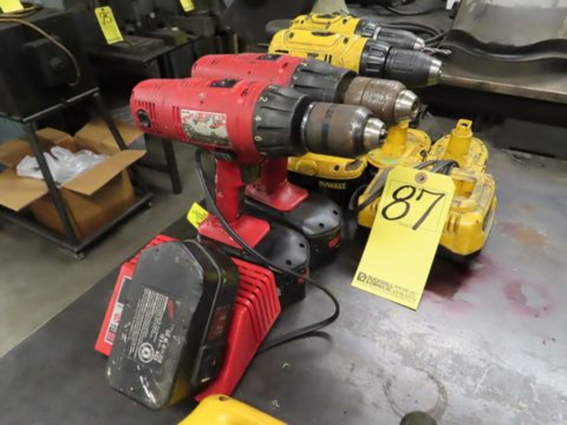 LOT CORDLESS TOOLS