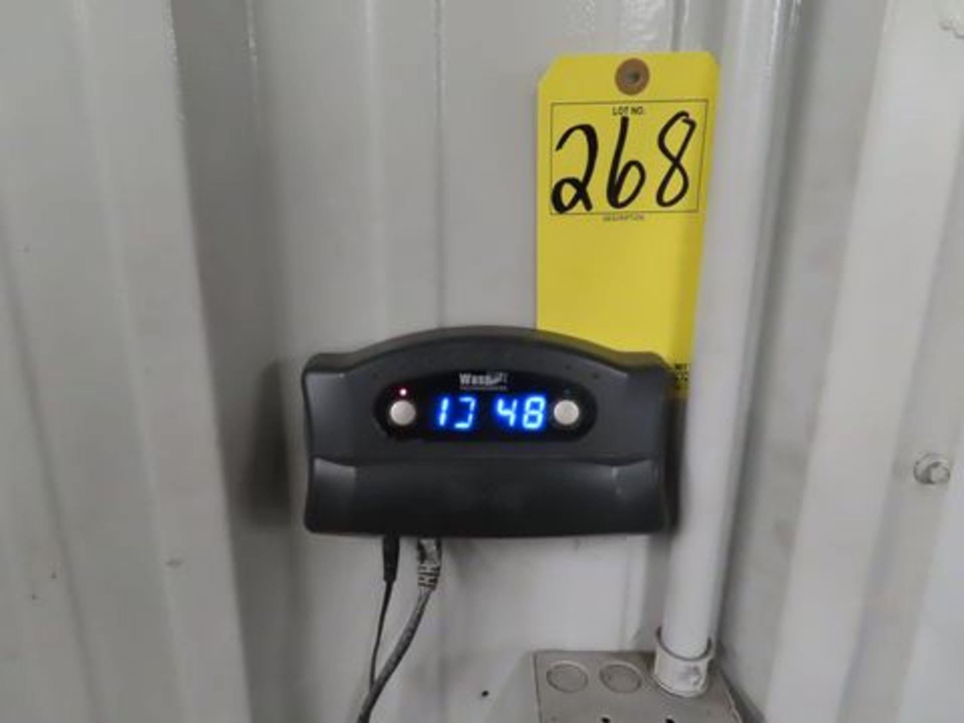 WASP DIGITAL TIME CLOCK W/CARD HOLDER