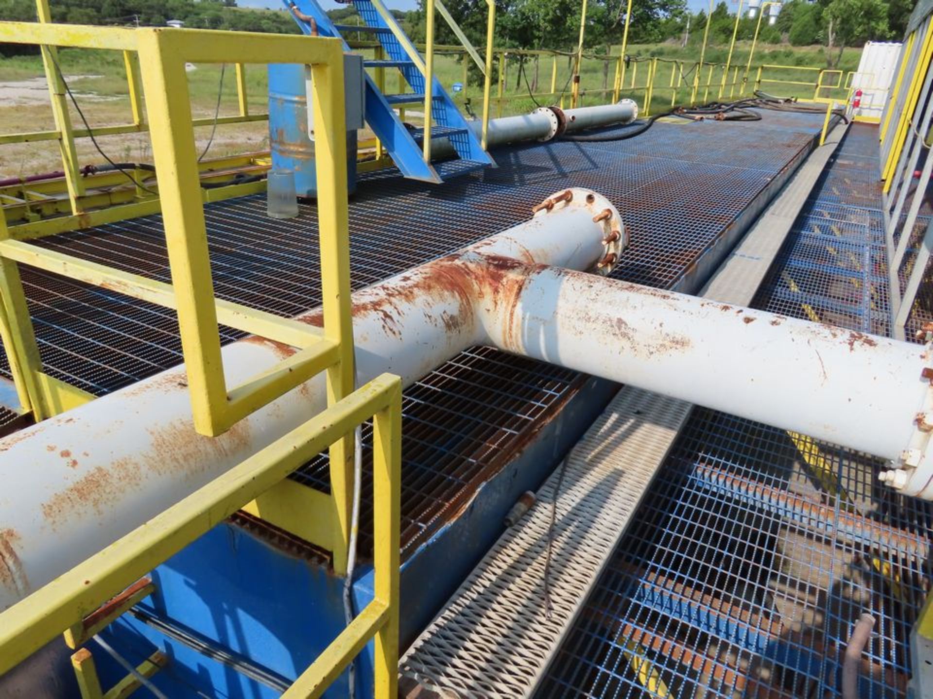 600 BBL CIRCULATION TANKS W/(2) 4X3 CENTRIFUGAL PUMPS - Image 4 of 5