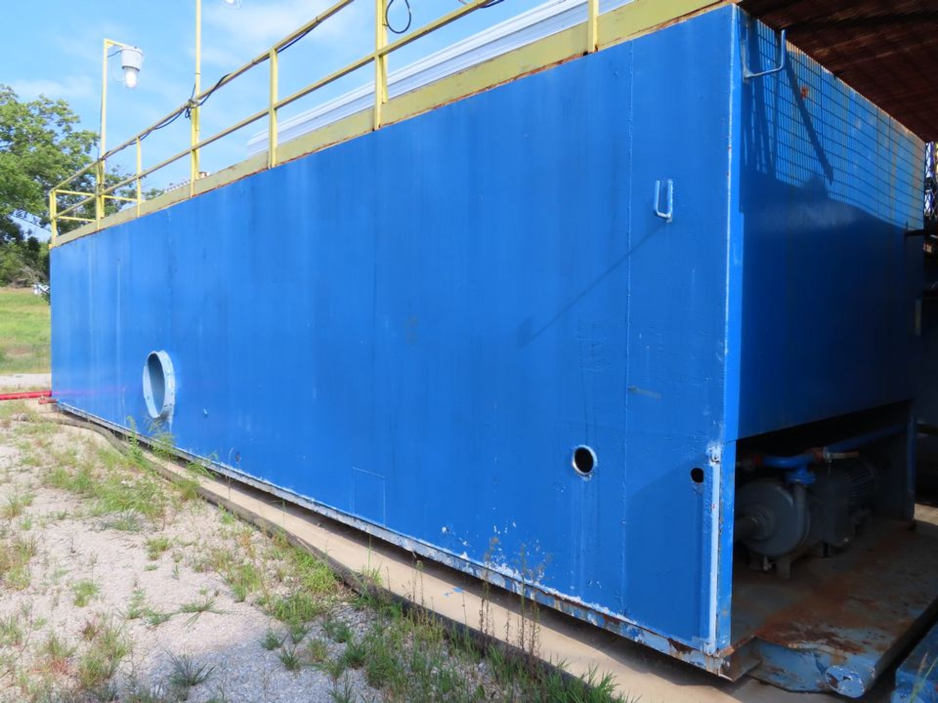 600 BBL CIRCULATION TANKS W/(2) 4X3 CENTRIFUGAL PUMPS - Image 3 of 5