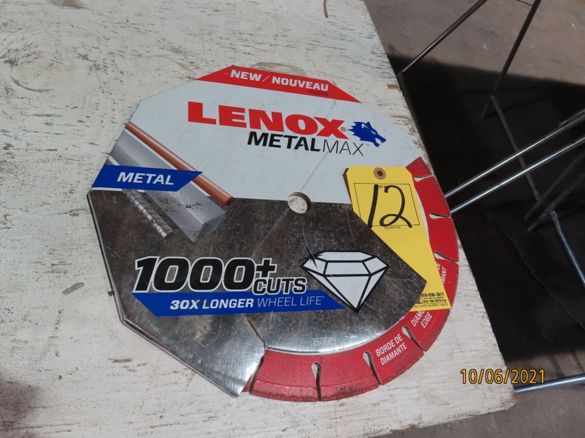NEW LENOX METAL MAX 14" DIAMOND BLADE