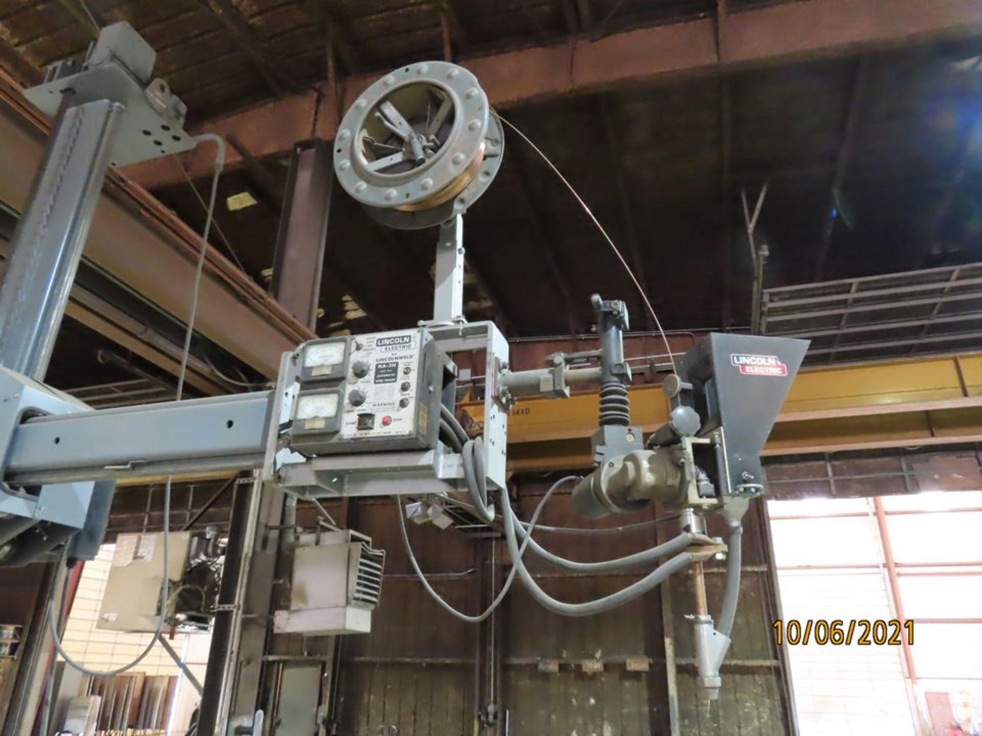 PRESTON EASTIN WELDING MANIPULATOR, M# MC1010MD, S/N MC1010MD131, 2014, 10' X 10' CAP., LINCOLN DC-6 - Image 4 of 6