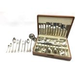 Sant Andrea stainless steel cutlery service for twelve covers together with a Inkerman Bead pattern